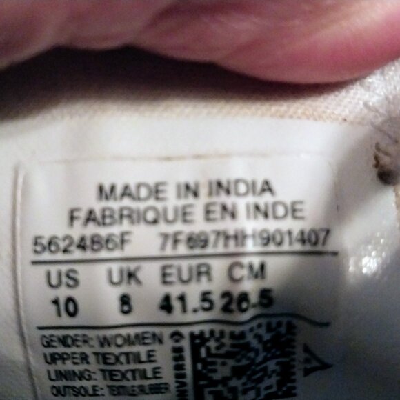 CONVERSE ALL STAR LOW TOP WOMEN'S SZ 10 GRAY W/METALLIC LACES - Picture 8 of 10